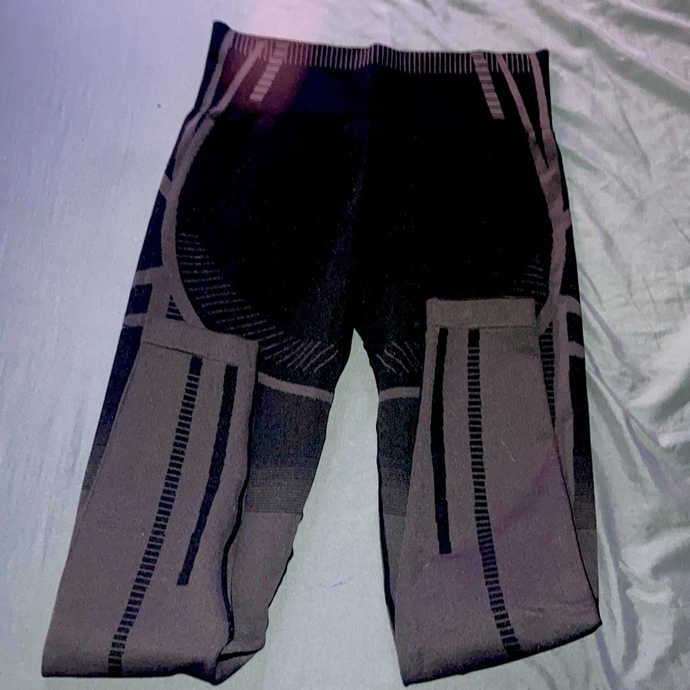 Black workout tights
